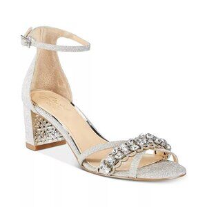 Jewel Badgley Mischka Women's Giona Block Heel Evening Sandals